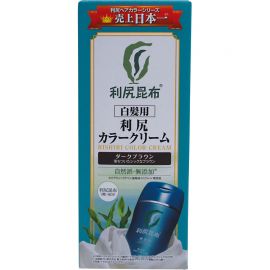 1号仓-利尻昆布 天然植物锁色染发膏染发剂 白发 染发剂 自然派无添加 植物遮白不伤发 深棕色 170g