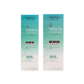 1号仓-第一三共 MINON蜜浓 水乳套装  氨基酸 敏感肌混合肌痘痘肌用 控油保湿化妆水 150ml+乳液 100g【寒冷地区慎拍，易冻结】