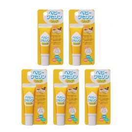 1号仓-健荣 婴儿用高纯度凡士林润唇膏 无添加无色素无防腐剂 10g  5个装