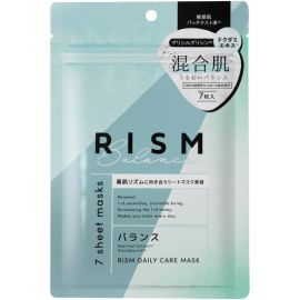 1号仓-RISM 清爽保湿 控油平衡 舒缓修护 面膜 7片 温和配方 调节肌肤水油平衡 神经酰胺 混合性肌肤