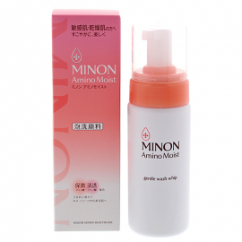 1号仓-第一三共 MINON蜜浓 氨基酸滋润锁水温和洗面奶 泡沫型  150ml
