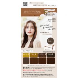 【停产】1号仓-塔丽雅  黑发彩染乳液染发剂 大容量 凝视棕 染发剂60g+120ml 护发素5g DARIYA Palty Coloring Milk 黑发专用