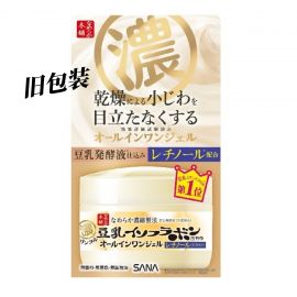 1号仓-莎娜 抗皱淡纹改善干燥 豆乳美肌紧致润泽凝胶面霜 100g SANA 5效合1精简护肤