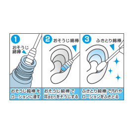 1号仓-小林制药 天使之耳 耳部清洁棉签 清洁液套装 1套