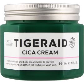 1号仓-高丝TIGERAID 弱酸性预防痘痘 虎头积雪草霜面霜 150g KOSE 保湿舒缓干燥肌