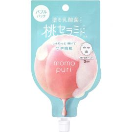 1号仓-BCL momopuri 蜜桃神经酰胺乳酸菌 桃子泡泡碳酸面膜 20g 3次量 滋润紧肤 去角质 水嫩不紧绷
