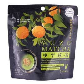 2号仓-壶市制茶本铺 日式风味 酸甜平衡 口感清爽 柚子抹茶粉 10g×5条 3个装 独立包装 冷热皆宜 无添加配方