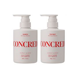 1号仓-松本清matsukiyo CONCRED 强效修护 改善弹力 抗断裂 洗发水400ml＋护发素400g 高损伤护理 针对严重受损发丝 漂染烫发伤害 修护型氨基酸