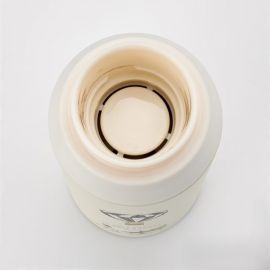 1号仓-斯凯达 带登山扣手柄 双层结构设计 保温保冷 不锈钢保温杯 600ml 1个 史努比热气球图案 Skater 结实耐用 宽口瓶身