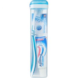 1号仓-GSK Aquafresh 旅行洗漱套装 牙刷1支＋牙膏35g 洗漱包 牙具