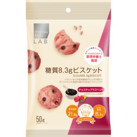 2号仓-松本清 matsukiyo LAB 日本注册营养师推荐 低糖零食饼干 8.5克糖 巧克力片覆盆子味 50g