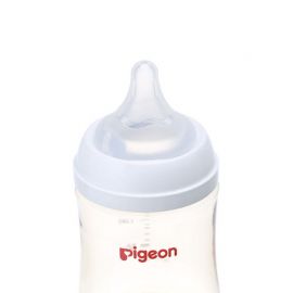 1号仓-贝亲 宽口径母乳亲喂实感 PPSU塑料奶瓶 SS号 160ml Pigeon 防摔防胀气