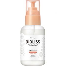 1号仓-高丝BIOLISS 含植物护养成分 滋润修护 改善毛躁分叉 严重受损发质适用 免洗护发精油 80ml 佛手柑玫瑰香 滋润柔滑 修护干枯