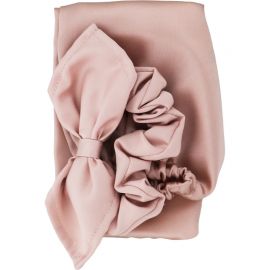 1号仓-蔻吉特 100%真丝 减少摩擦 发尾护理 防打结发袋 1个 香槟粉 防静电 睡帽睡眠发带 触感顺滑