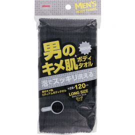 1号仓-松本清matsukiyo 男性用毛巾搓澡巾 普通 黑色 1条