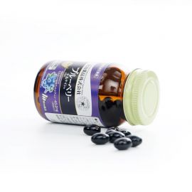 2号仓-明治药品 新健康kirari系列 缓解眼疲劳 保护视力 蓝莓素＋叶黄素 护眼素胶囊 60粒 舒缓眼睛疲劳干涩 维持清晰