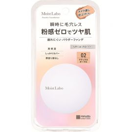 1号仓-桃谷顺天馆Moist Labo 自然光泽 不易脱妆 柔光妆感 粉饼 8.5g 清透妆效 高贴合 服帖底妆