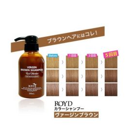 1号仓-ROYD 漂染必备防褪色锁色祛黄 固色护色洗发水 300ml 棕色款 适合巧克力色/棕色系发色 300ml