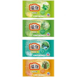 1号仓-安速 温泡系列 持久温暖感 舒缓疲劳 炭酸入浴剂 40g×20粒 碳酸气泡 温泉成分 滋润肌肤