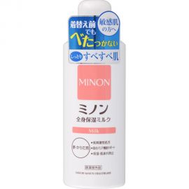 1号仓-第一三共 MINON蜜浓 预防干裂粗糙 双重保湿 温和配方 身体乳 200ml 敏感肌可用 无香料无色素 全身护理