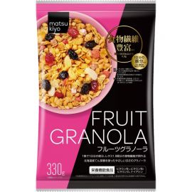 2号仓-松本清matsukiyo 日本食品制造 低聚糖即食冲泡早餐综合果干水果燕麦片 330g【食品短保，请勿大量囤货】