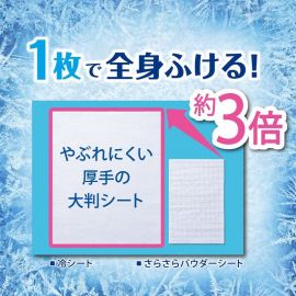 1号仓-Biore碧柔超爽降温-3度冷感止汗湿纸巾花香型 20枚