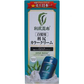 1号仓-利尻昆布 天然植物锁色染发膏染发剂 白发 染发剂 自然派无添加 植物遮白不伤发 黑色 170g