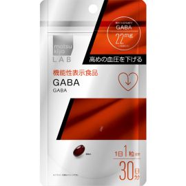 2号仓-松本清 matsukiyo LAB GABA γ-氨基丁酸胶囊 降血压助眠缓解焦虑 30粒