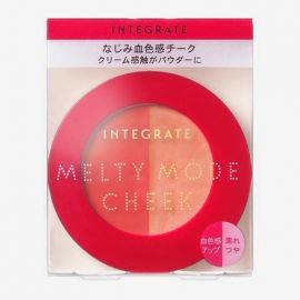 【停产】1号仓-资生堂完美意境 水润亲肤红润气色 双色腮红膏 OR381 2.7g SHISEIDO INTEGRATE 触感丝滑自然贴合