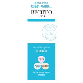 1号仓-Recipeo松本清 干燥肌敏感肌高保湿 盈透安肤洗颜泡沫 200ml Matsukiyo芮丝佩欧 温和低刺激