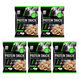 2号仓-松本清 matsukiyo LAB 蛋白质22g 低卡脆片锅巴零食 日式芝士味 45g 5个装【食品短保，请勿大量囤货】