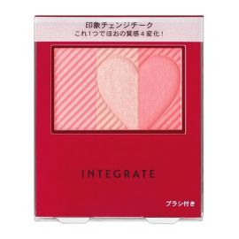 1号仓-资生堂完美意境 立体修容红润气色 三色腮红 PK272 2g SHISEIDO INTEGRATE 1盒即可拥有4种妆容