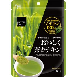 2号仓-松本清matsukiyo 茶香浓郁天然0添加 绿茶茶粉 60g 粉质细腻易溶解 儿茶素120毫克