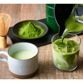 2号仓-壶市制茶本铺 严选宇治抹茶 搭配牛奶 抹茶拿铁粉 80g 3个装 冷热皆宜 配方纯净简单