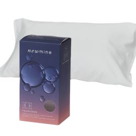 1号仓-西川 美容系列 配合维生素E 润肌枕巾 75×65cm 1个 newmine 可固定 白色 预防头发毛燥  