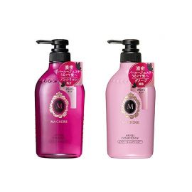 1号仓-MACHERIE玛馨妮 轻盈蓬松 适度修护 柔顺不打结 无硅洗发露 450ml＋护发素 450ml 花果香 柔顺亮泽 空气感发型 珍珠蜂蜜 透明质酸钠