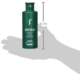 1号仓-利尻昆布 天然植物白发专用染发洗发水 黑色 200ml