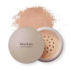 1号仓-桃谷顺天馆Moist Labo 天然矿物 温和贴肤 粉底蜜粉 5.5g 裸妆妆效 無添加 洗面奶可卸 敏感肌