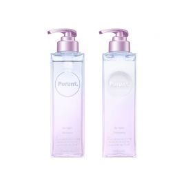 1号仓-Purunt Re light 重塑发丝 神经酰胺 洗发水 蓝雪花香 380ml＋护发素 茉莉茶香 360g 修护头皮 改善毛躁 水油平衡 美容院级染烫修护