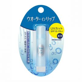 1号仓-finetodayWaterInLip 预防唇部干裂 温泉水配方 滋润防晒 护唇膏 SPF18 PA+ 3.5g  玻尿酸 水润锁膜 长效滋养 温和亲肤