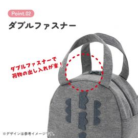 1号仓-斯凯达 柔软面料设计 立体造型 轻便尺寸 迷你手提袋 1个 哥斯拉造型 Skater 双提把设计 儿童包包 儿童午餐包