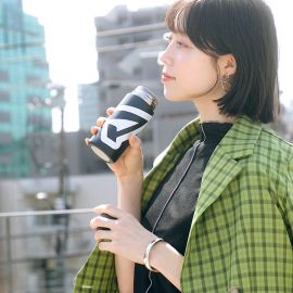 【取扱中止】1号仓-松本清matsukiyo 90周年纪念Thermo mug联名保温杯 360ml 不锈钢 耐冷耐热 