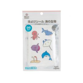2号仓-西松屋 夏日必备 天然植物精油 海洋生物图案 防蚊贴 96枚 3个装 Smart Angel 柠檬桉油 儿童适用 预防蚊叮虫咬