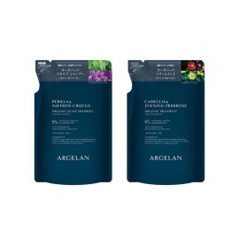 1号仓-松本清ARGELAN 有机护理 双重植物精华 保湿控油 温和洁净 洗发水补充装 400ml+护发素补充装 400g 柑橘草本香 替换装 滋养顺滑 调理头皮环境 改善出油头屑发痒