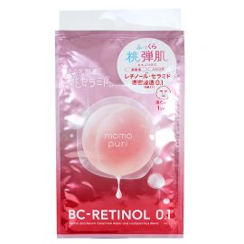 1号仓-BCL momopuri 5合1晚间护理 细致肌理 提升饱满感 精华面膜 1片 神经酰胺 视黄醇 保湿屏障 稳定肌肤