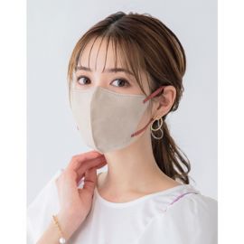 1号仓-La Bella 时尚撞色耳绳 3D小颜立体口罩 蕾丝花边色＋暗玫瑰色 11号 10片