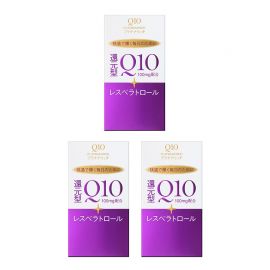 2号仓-资生堂 提高免疫力强健心肌 还原型辅酶Q10胶囊白金版 60粒 3个装 SHISEIDO 美容养颜补元气抗衰 维护心血管健康