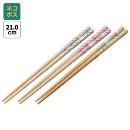 1号仓-斯凯达 防滑竹制 儿童筷子 21cm 米菲兔 3双 Skater 竹筷子 卡通筷子 Miffy