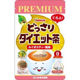 2号仓-山本汉方 南非国宝茶 路易波士茶 减肥茶 2g×14包 不含咖啡因 超氧化物歧化酶酵素 PREMIUM