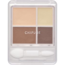 1号仓-千肤恋 自然显色 立体眼妆 渐变四色眼影盘 70号 3.5g CHIFURE 哑光珠光 持久服帖 柔滑粉质 裸妆必备